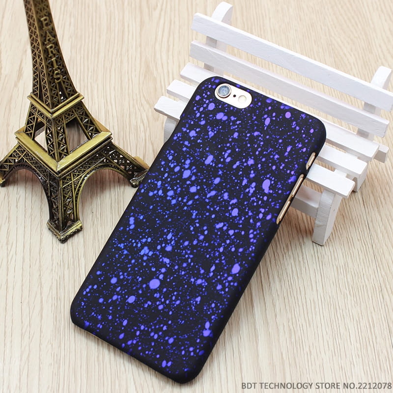 Etui iPhone 6 stars gwiazdy galaxy case fioletowy