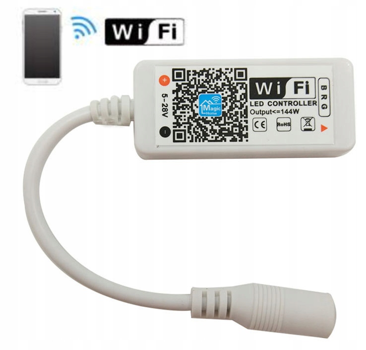 Sterownik Kontroler taśm LED RGB WiFi Android iOS