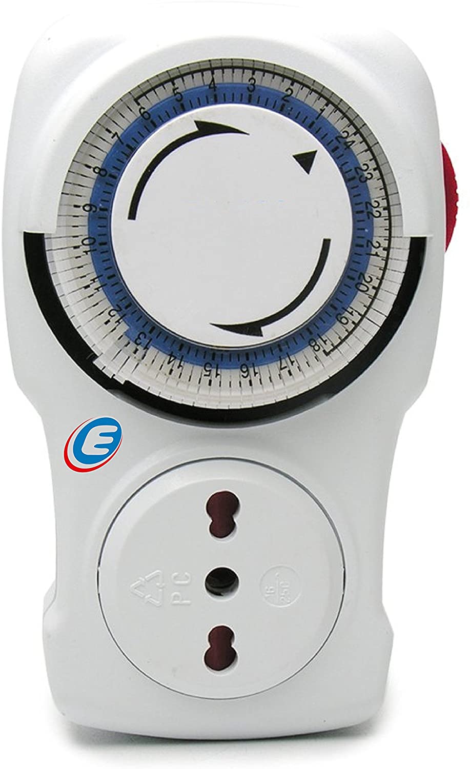 Dzienny programator czasowy Electraline 58103 3680W 3A