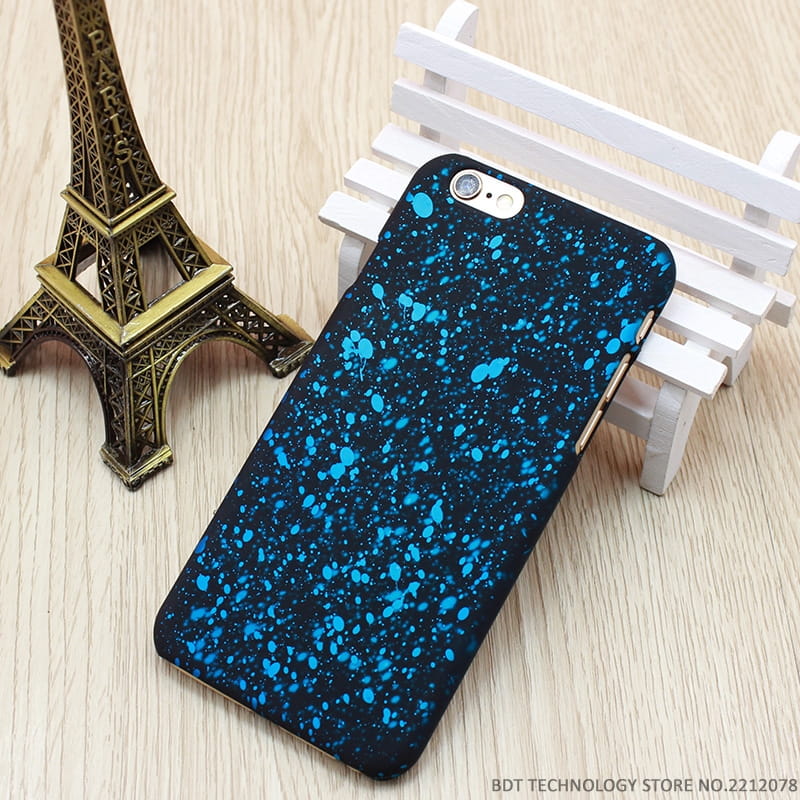 Etui iPhone 6 stars gwiazdy galaxy case niebieski