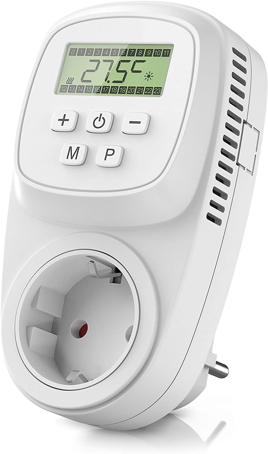 Programowalny termostat Bearware 168 programów na tydzień IP20 3680W