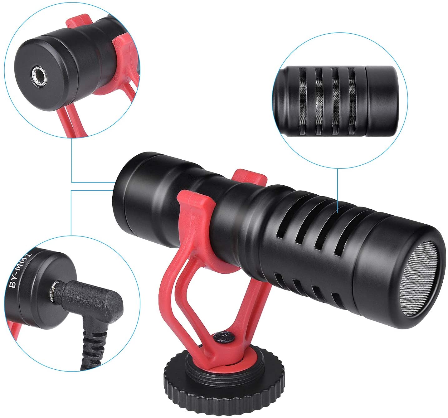 Kieszonkowy mikrofon wideo DSLR Samsung Phone Gift Boya BY-MM1