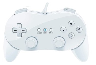 Kontroler pad gamepad do Nintendo Wii wibracje biały