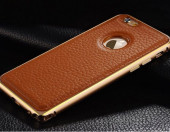 Etui iPhone 6 6S aluminium skóra genuine – zdjęcie 5