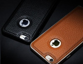 Etui iPhone 6 6S aluminium skóra genuine – zdjęcie 4