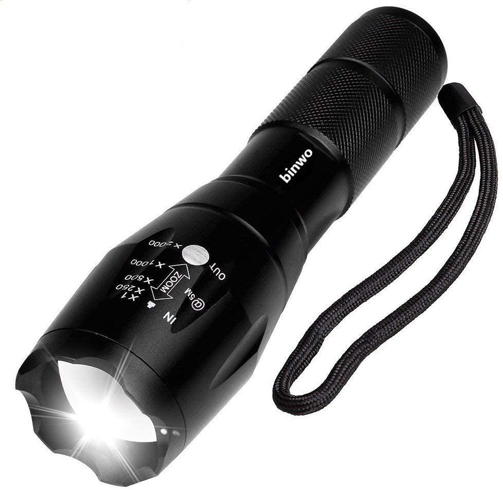 Wodoodporna latarka Binwo T6 2000LM CREE LED 5 trybów