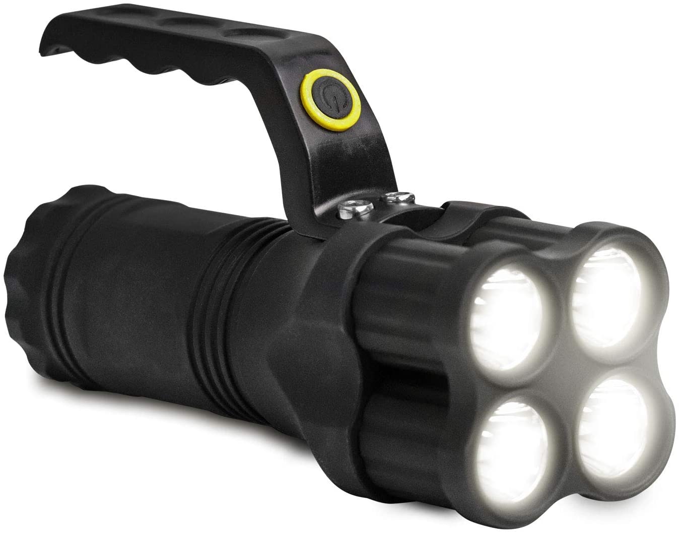 Mocna latarka lampa ręczna LED Eaxus z uchwytem 200m