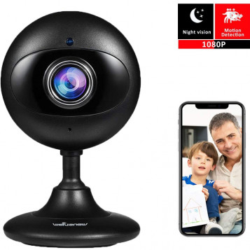 Bezprzewodowa niania elektroniczna Wansview Cloud WiFi 1080P FHD czarny
