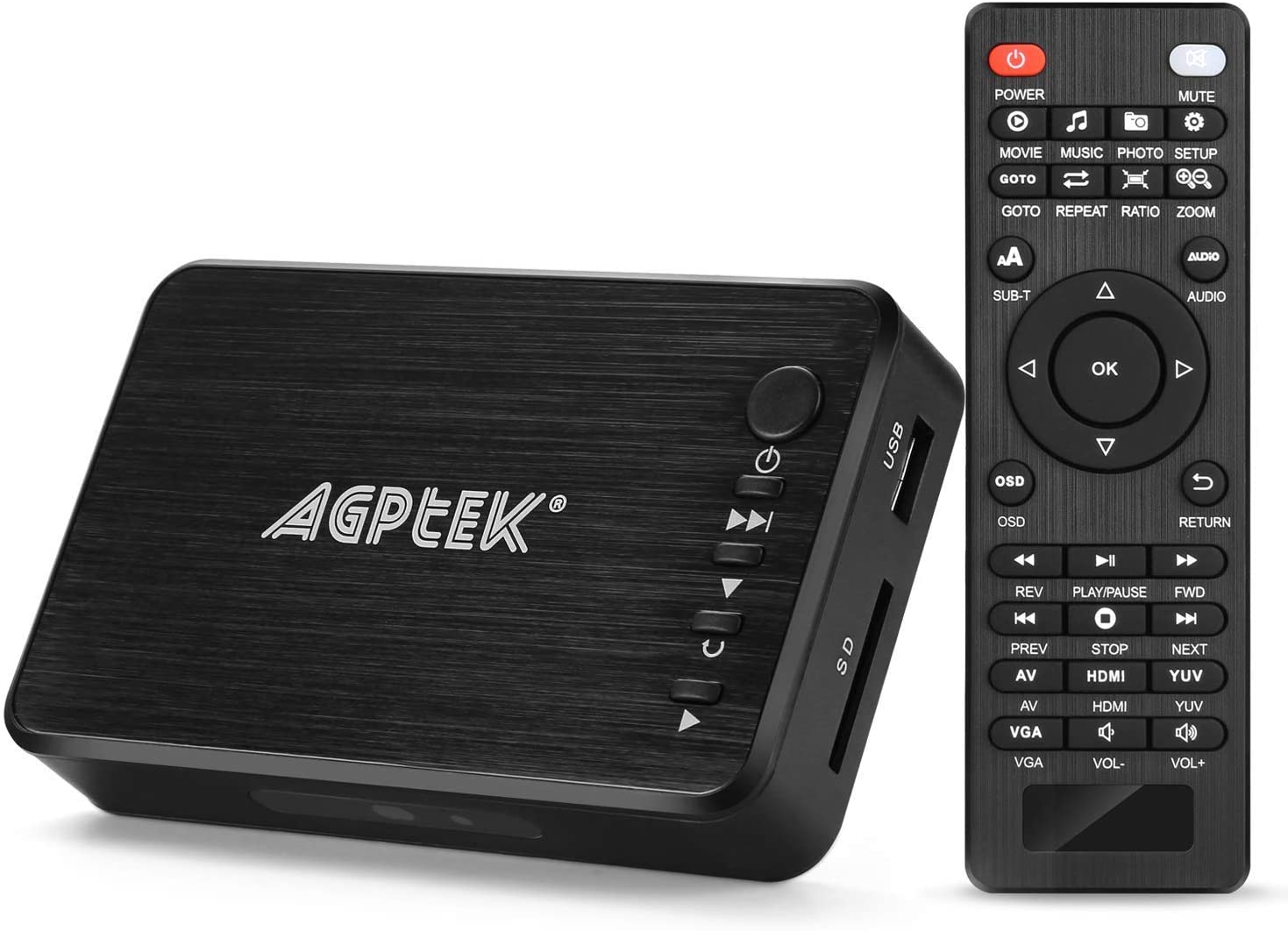 Odtwarzacz multimedialny AGPTEK HA0058 VGA HDMI 1080P