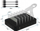 Stacja ładująca do wielu urządzeń ValueTalks TBS-901 6-portowa USB AI – zdjęcie 2