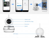 Niania elektroniczna IP OCDAY 960P WiFi Night Vision – zdjęcie 1
