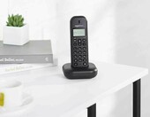 Telefon bezprzewodowy stacjonarny AmazonBasics DECT bez klapki – zdjęcie 1