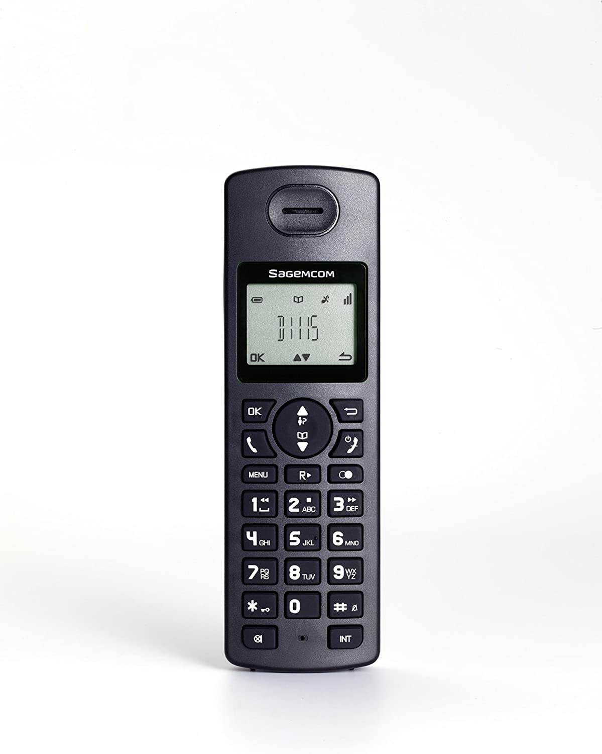 Telefon bezprzewodowy stacjonarny Sagemcom D1115 bez klapki