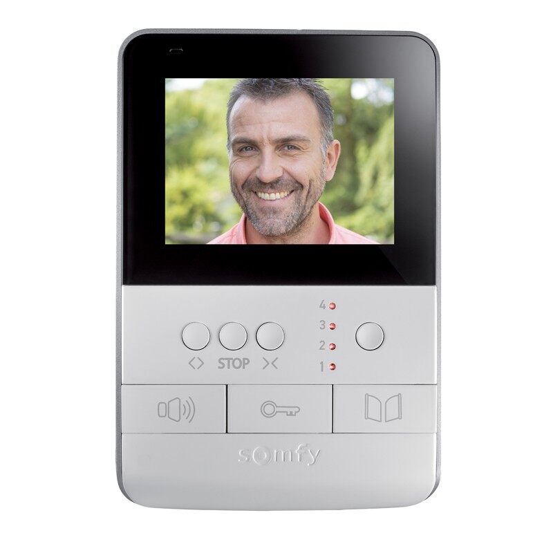 Wideodomofon domofon dzwonek do drzwi Somfy V100 LCD