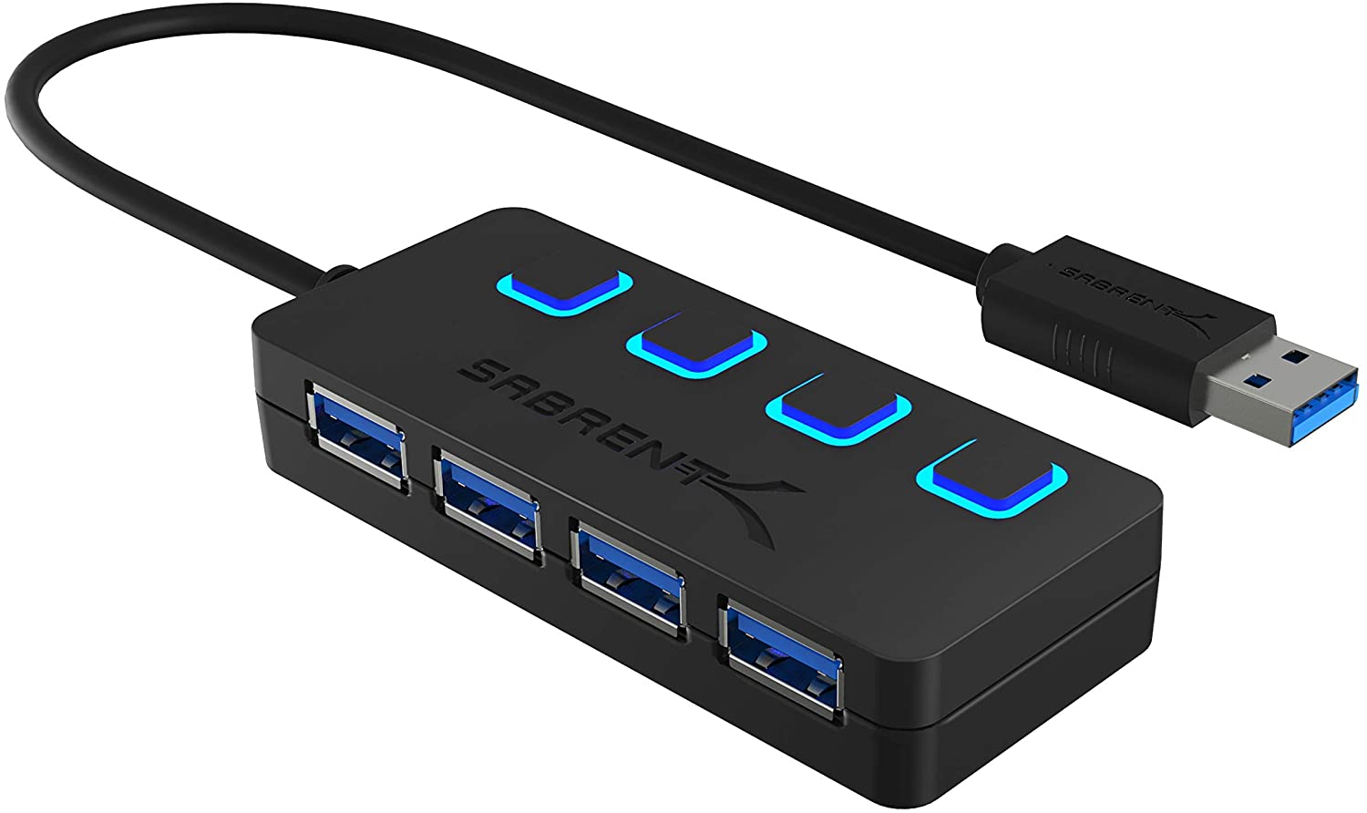 Hub 4-portowy USB 3.0 Sabrent HB-UM43