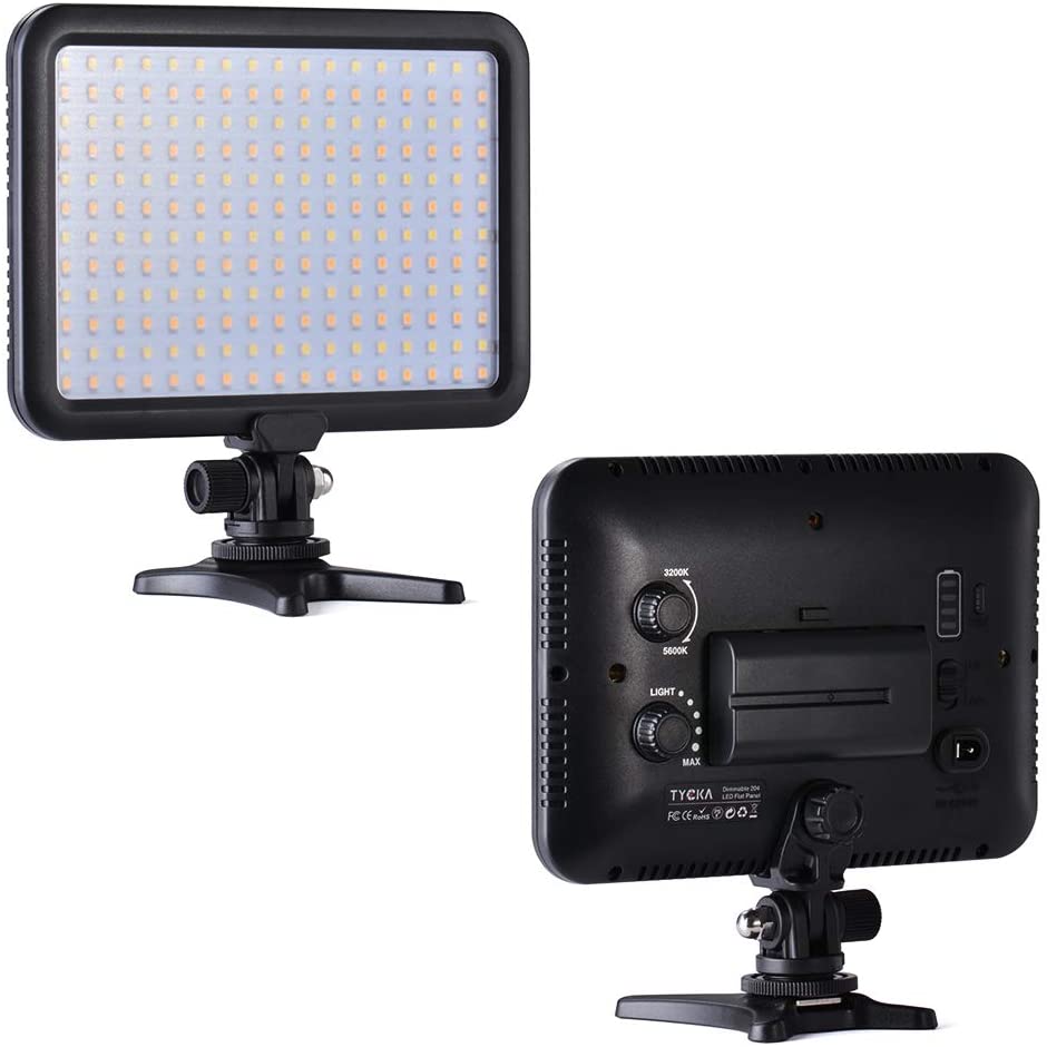 Panel oświetleniowy LED Tycka 204 1300LM DLSR do kamer 3200- 5600K