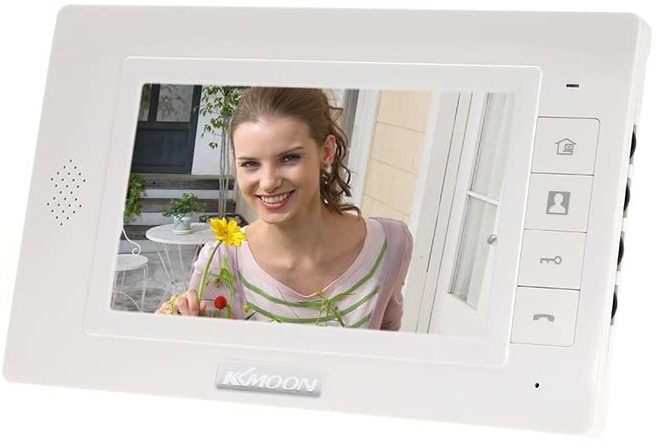 Monitor do wideo domofonu KKmoon LCD 7 cali biały