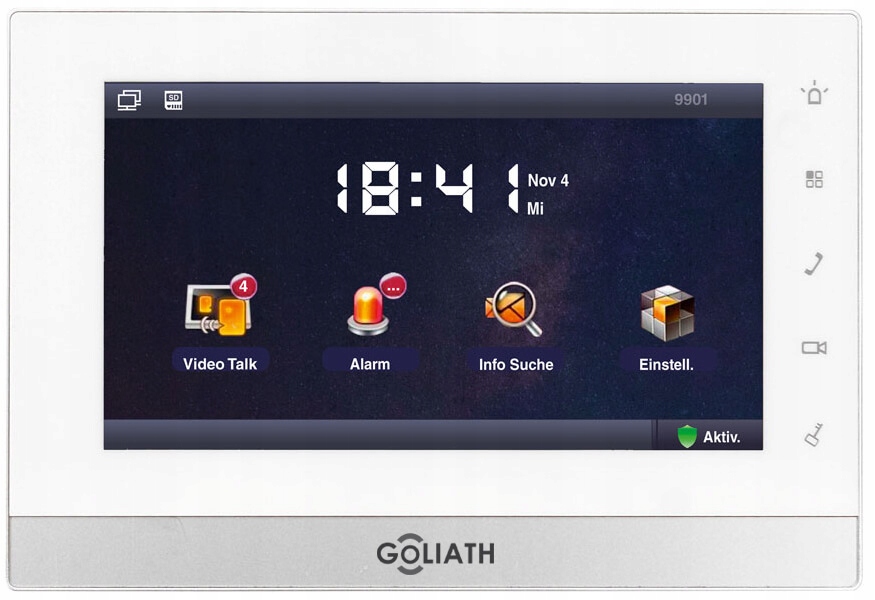 Monitor do wideo domofonu Goliath AV-2DI-01 7 cali IP