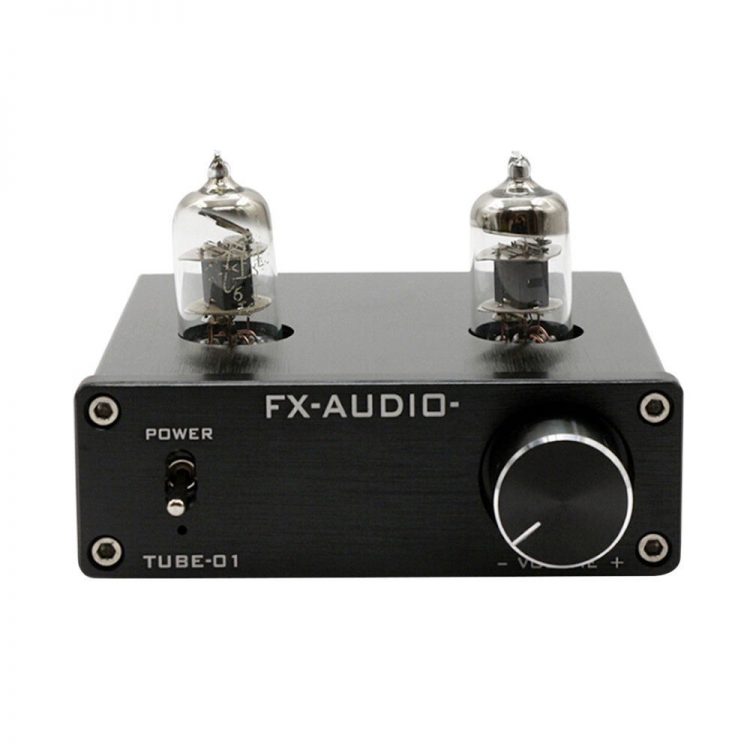 Przedwzmacniacz lampowy FX-AUDIO TUBE-01 HIFI czarny