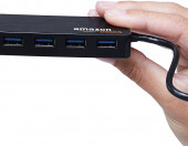 Koncentrator 4-portowy USB 3.0 z zasilaczem 5 V / 2,5 A AmazonBasics – zdjęcie 3