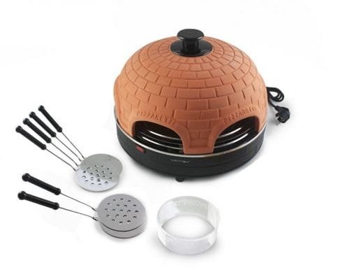 Piec elektryczny do pizzarette EMERIO PO-102929 6 patelenek 1200 W