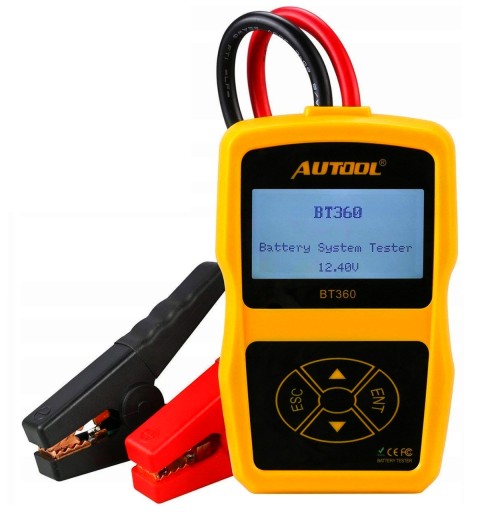 Tester baterii akumulatorów AUTOOL BT-360 12V