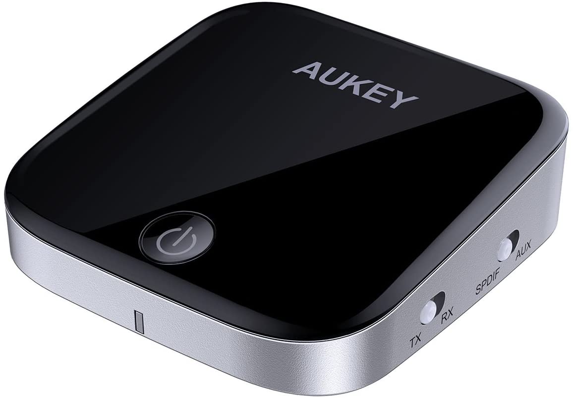 Nadajnik odbiornik optyczny Aukey 2w1 aptX Toslink Bluetooth SPDIF