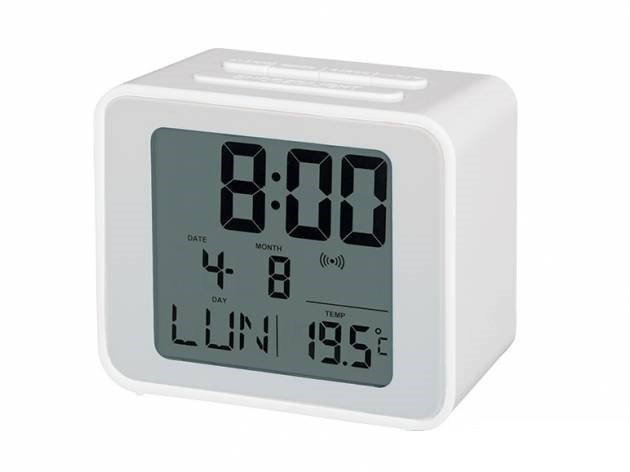 Radiobudzik z wyświetlaczem AURIOL podświetlane LCD drzemka biały