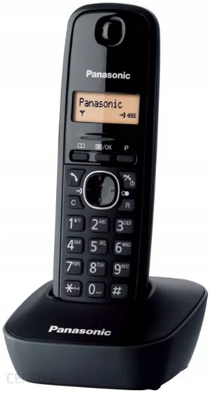 Bezprzewodowy telefon stacjonarny Panasonic KX-TGA161EX czarny