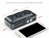 Przetwornica mocy samochodowa BESTEK MRI2013NU 2xEU 4xUSB 200W – zdjęcie 6