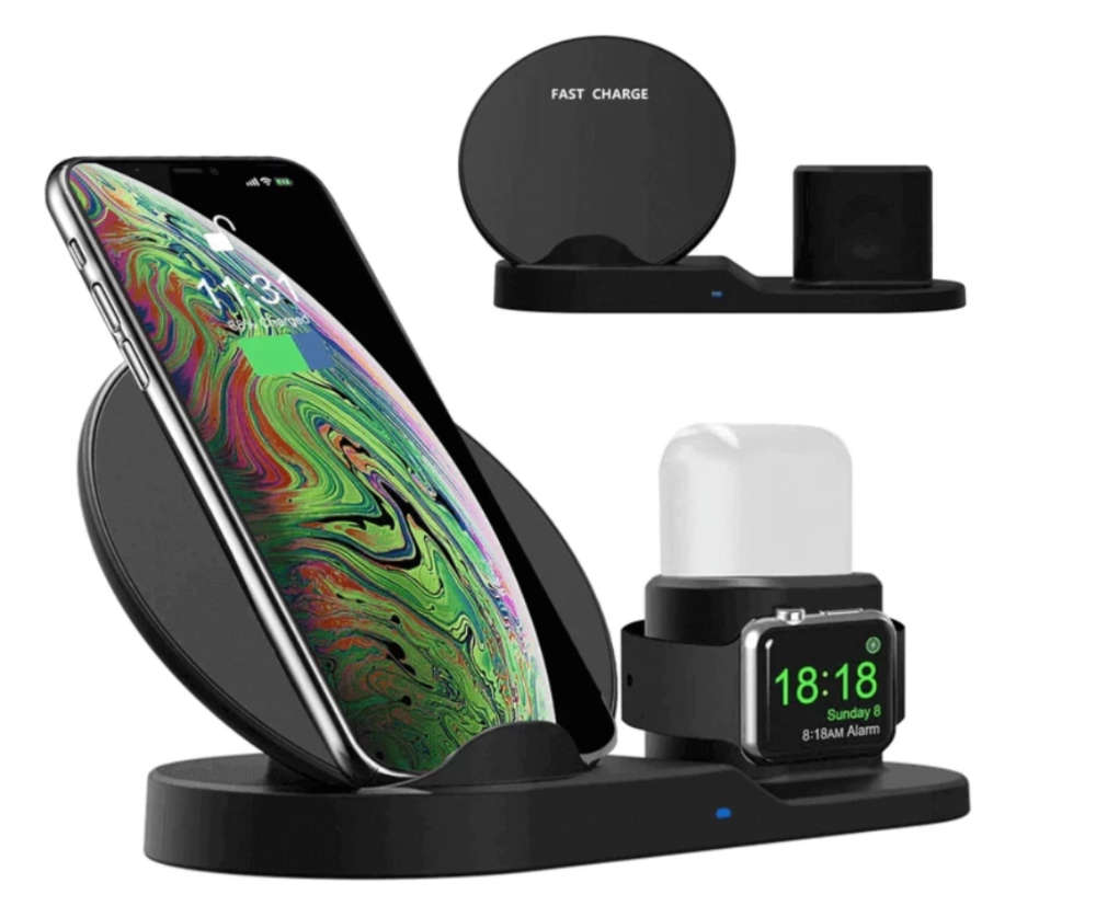 Bezprzewodowa szybka podstawka do ładowania FastCharge 3w1 Apple