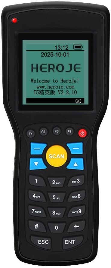 Bezprzewodowy skaner kodów kreskowych Heroje T5 Elite Ver.1D