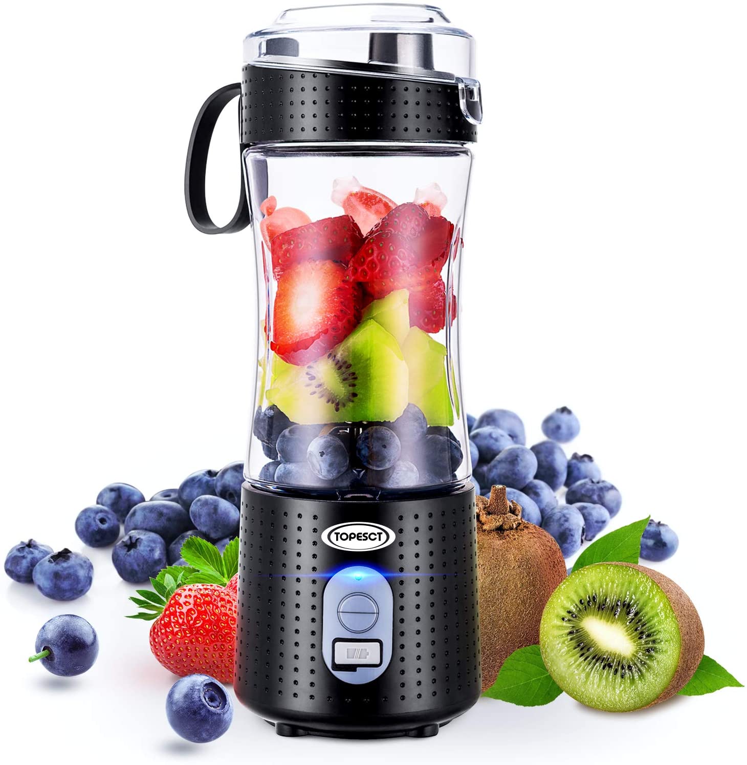 Przenośny mikser do owoców na USB TOPESCT mini blender do smoothie i soków