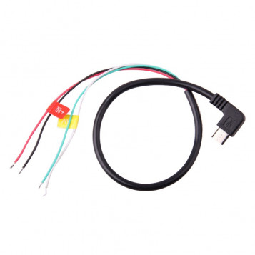 Kabel microUSB - AV audio-video do kamer SJCAM