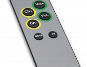 Oryginalny pilot Amplicomms ER-100 do telewizora dla seniora – zdjęcie 2