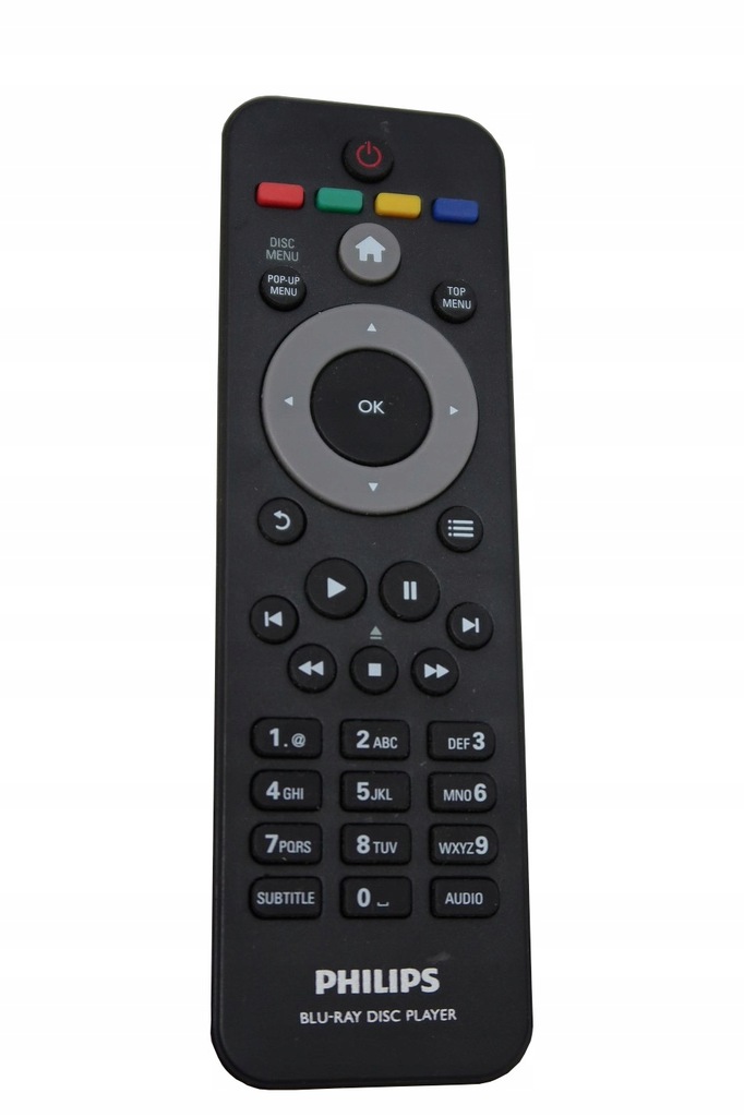 Oryginalny pilot do Philips RC34E-T2 BLU-RAY DISC PLAYER bez klapki