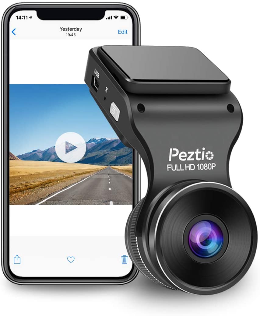 Wideorejestrator kamera samochodowa Peztio Q1 170 1080P FHD