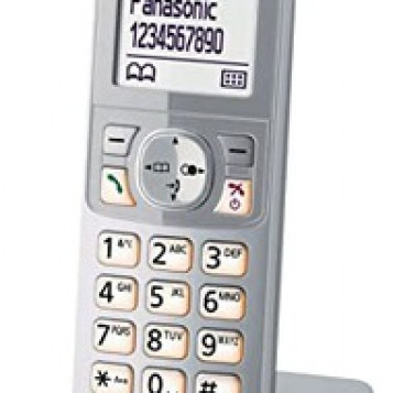 Bezprzewodowy telefon stacjonarny Panasonic KX-TGA682EX srebrny