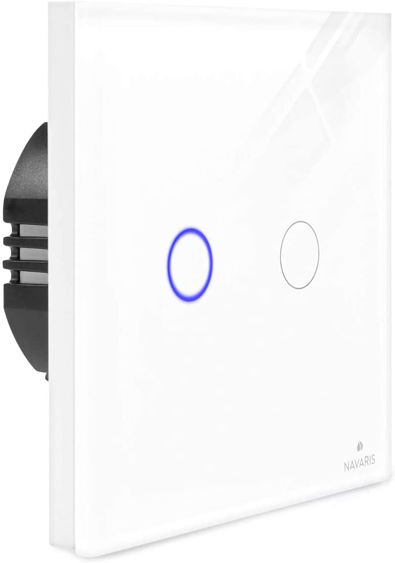 Przełącznik ścienny Navaris 47679 Touch Light panel szklany LED
