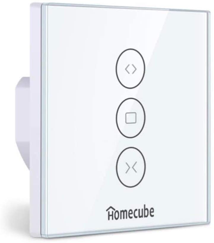 Przełącznik do rolet Homecube WiFi szklany inteligentny