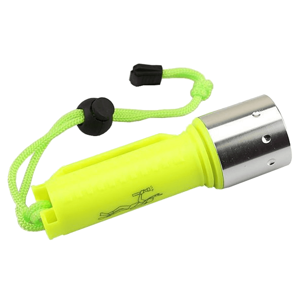 Latarka lampka Cree XM-L T6 LED do nurkowania żółta