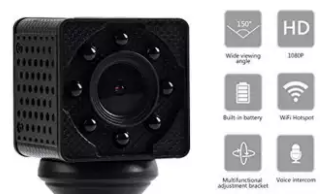 Mini bezprzewodowa kamera szpiegowska 4K 1080P Night Vision Wifi
