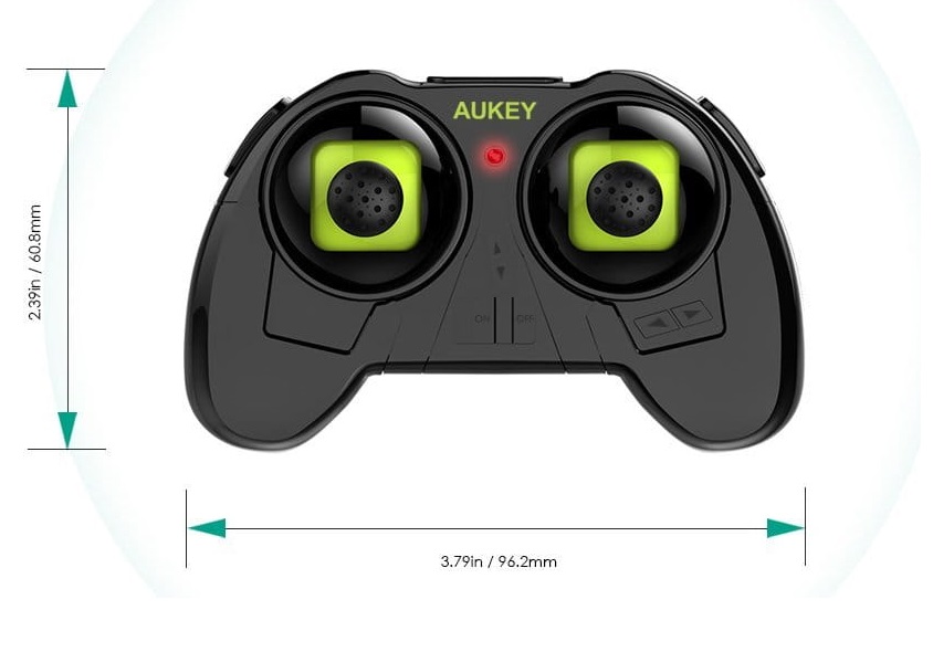 Pilot do mini drona Aukey Q4 kontroler aparatura czarny