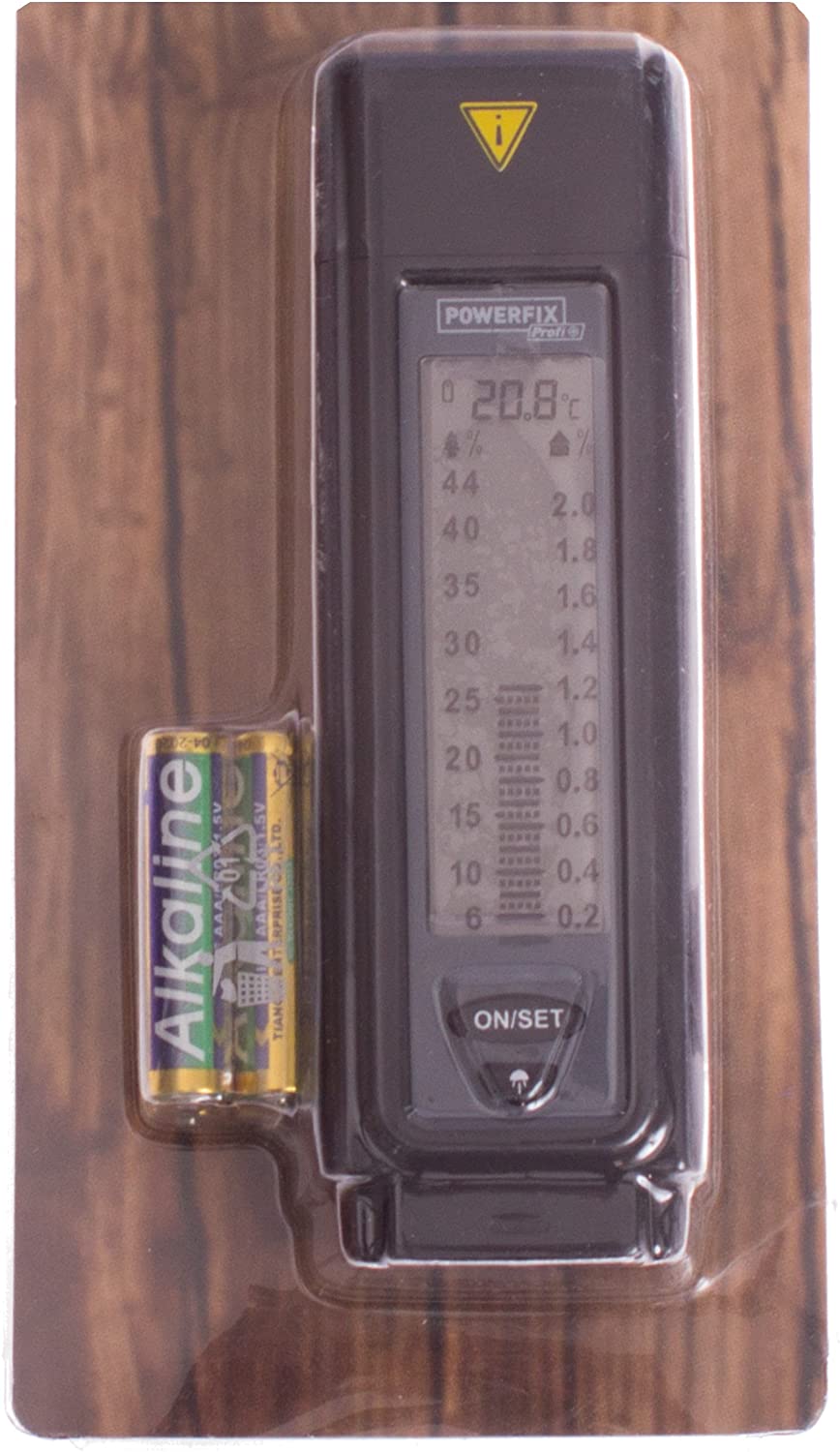 Miernik wilgotności budynku i drewna Powerfix 109791-14-01