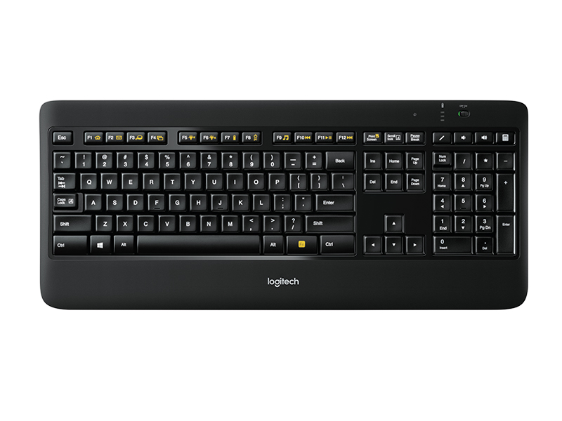 Zestaw bezprzewodowej klawiatury i myszki Logitech K800 AZERTY