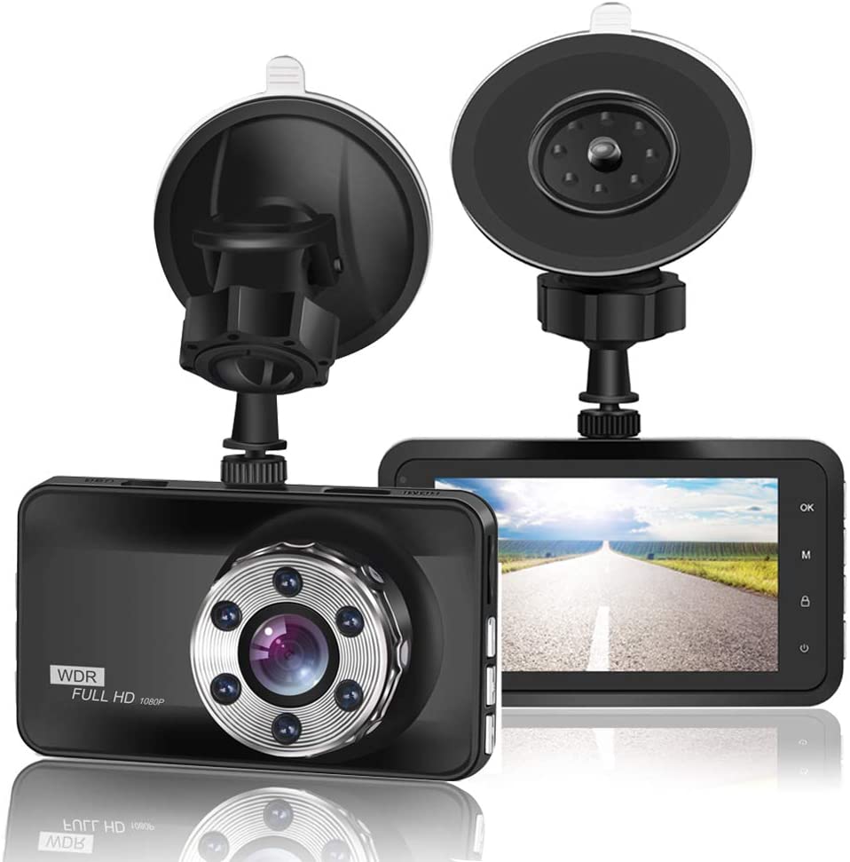 Rejestrator jazdy kamera samochodowa ORSKEY 1080P Full HD DVR WDR