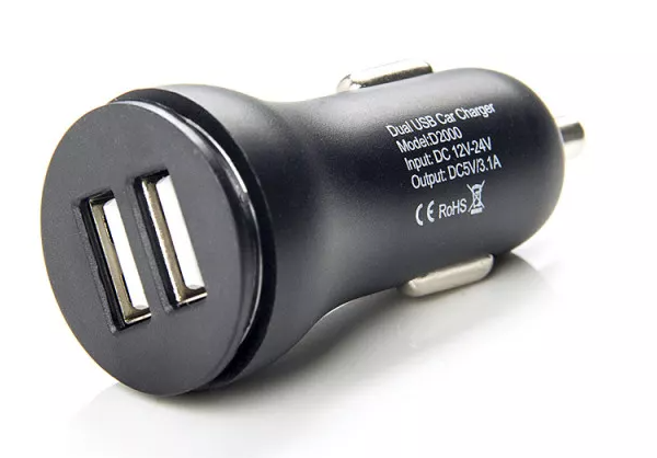 Ładowarka samochodowa D2000 do rejestratora A119 A119V3 A129 DUO