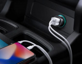 Aukey CC-S7 2-portowa ładowarka samochodowa USB – zdjęcie 3