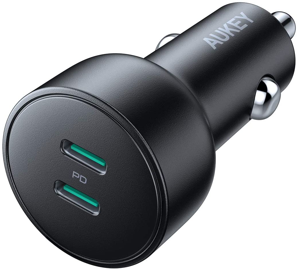 Aukey CC-Y10 2-portowa ładowarka samochodowa USB
