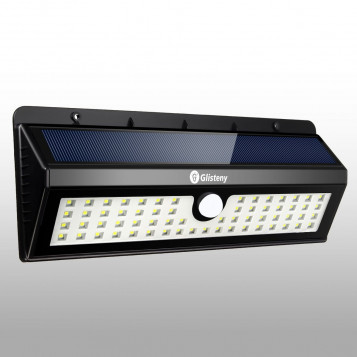 Lampa solarna 44 LED z czujnikiem ruchu i zmierzchu Glisteny